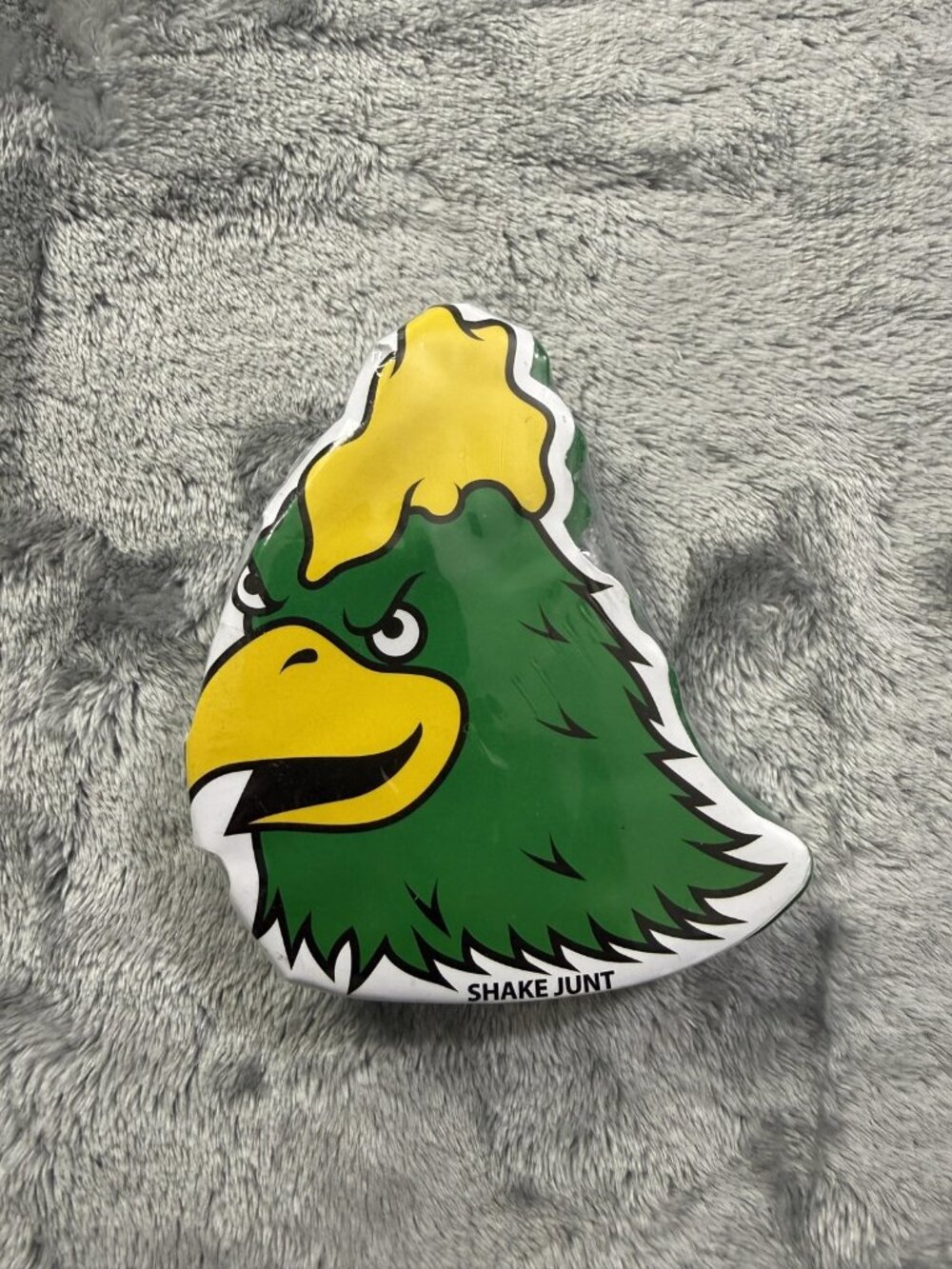 New Shake Junt Chicken Head Skateboard Wax Green Yellow Curb Rail Block Logo